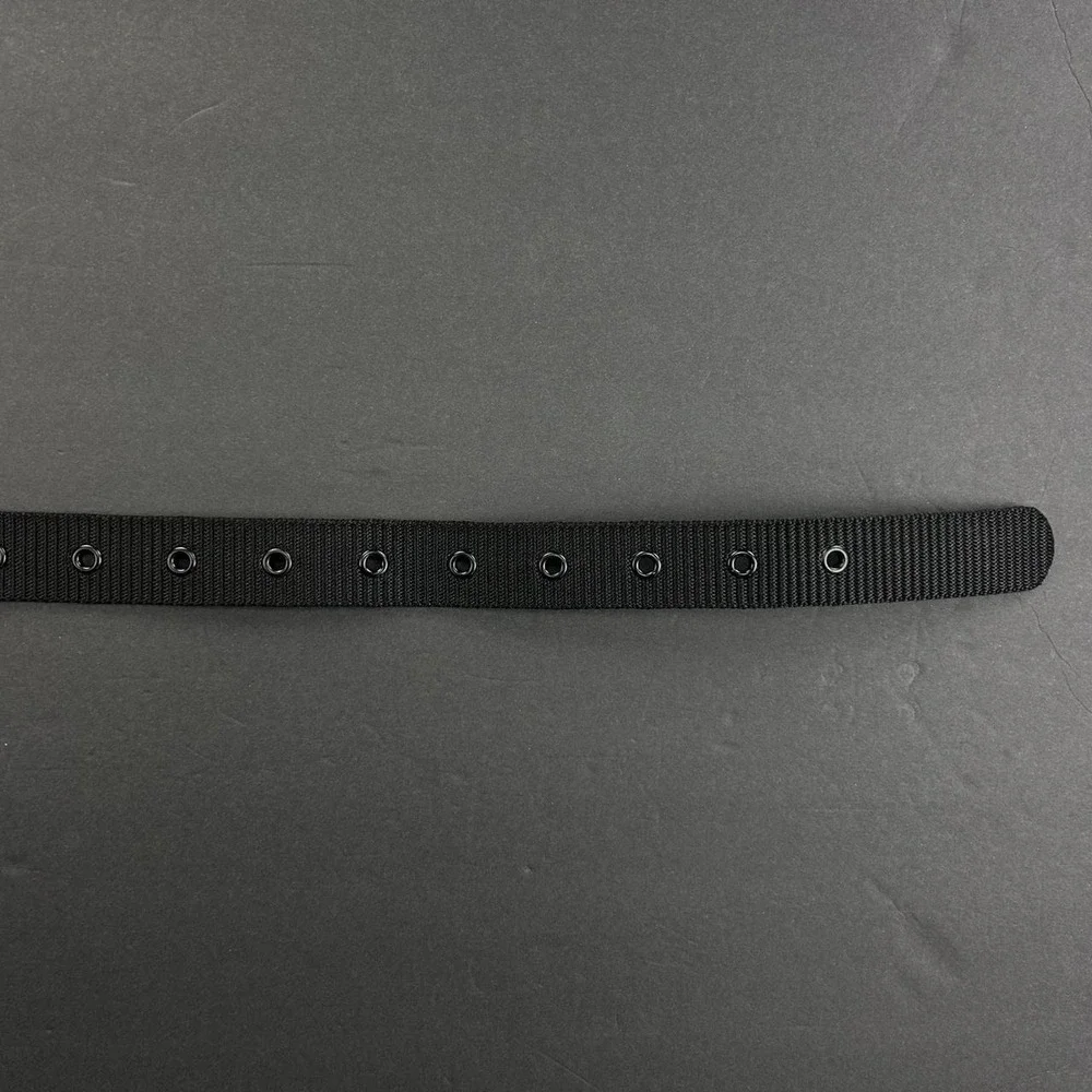 Vintage Y2K black studded punk cyber grunge belt